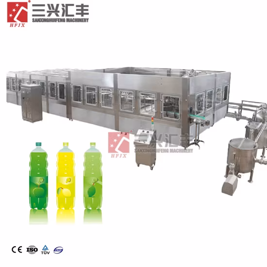 Automatic Pet Glass Bottle Carbonated Drink Soda Flavored Drink Pure Water Juice Beverage Oil Sauce Wine Beer Detergent Making Filling Labeling Packing Machine