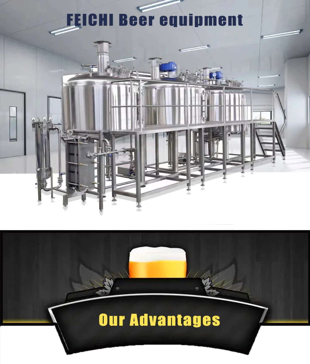 500L CCT Fermentation Tank Craft Beer Equipment Made in China